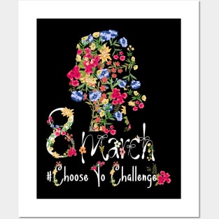 8 March International Womens Day 2022 Choose To Challenge Posters and Art